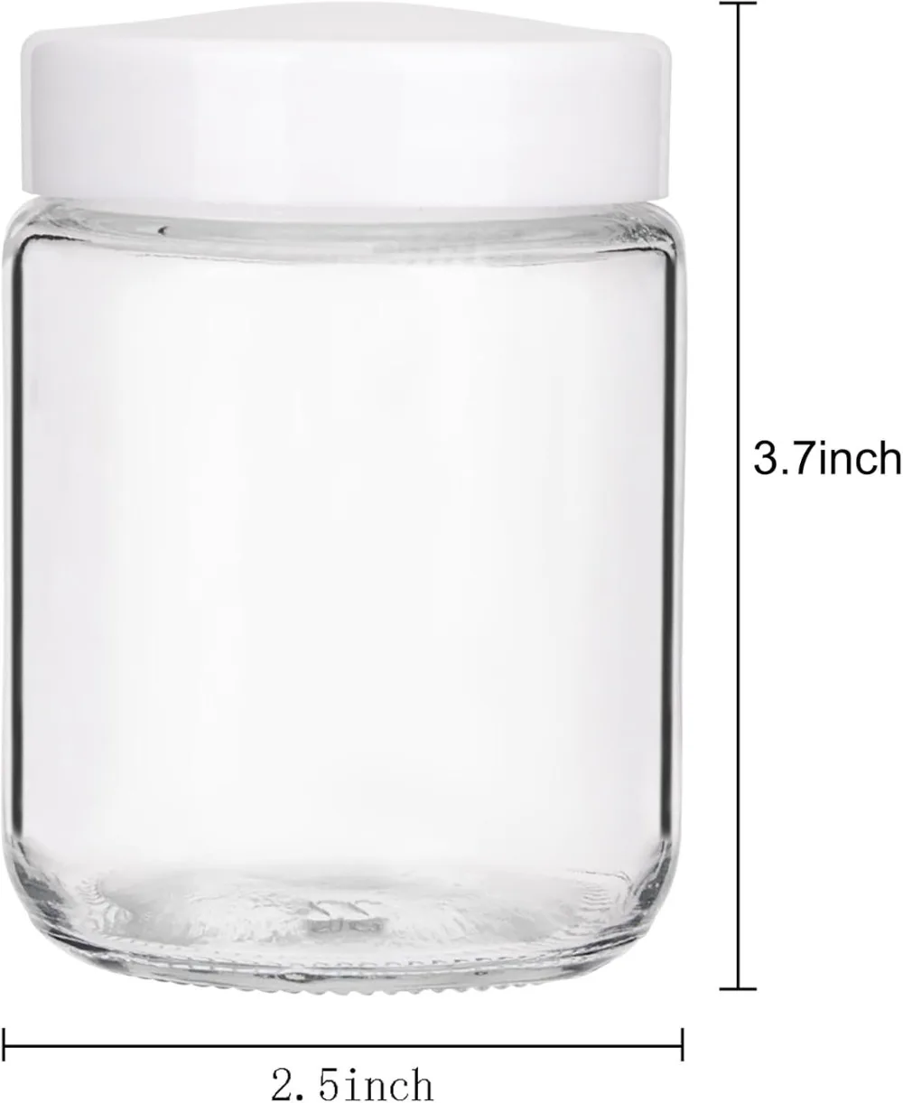 12 Pack 8 oz Glass Mason Jars with Airtight Lids for Canning, Jelly, Jam, Pickles, Spice Storage - view 2