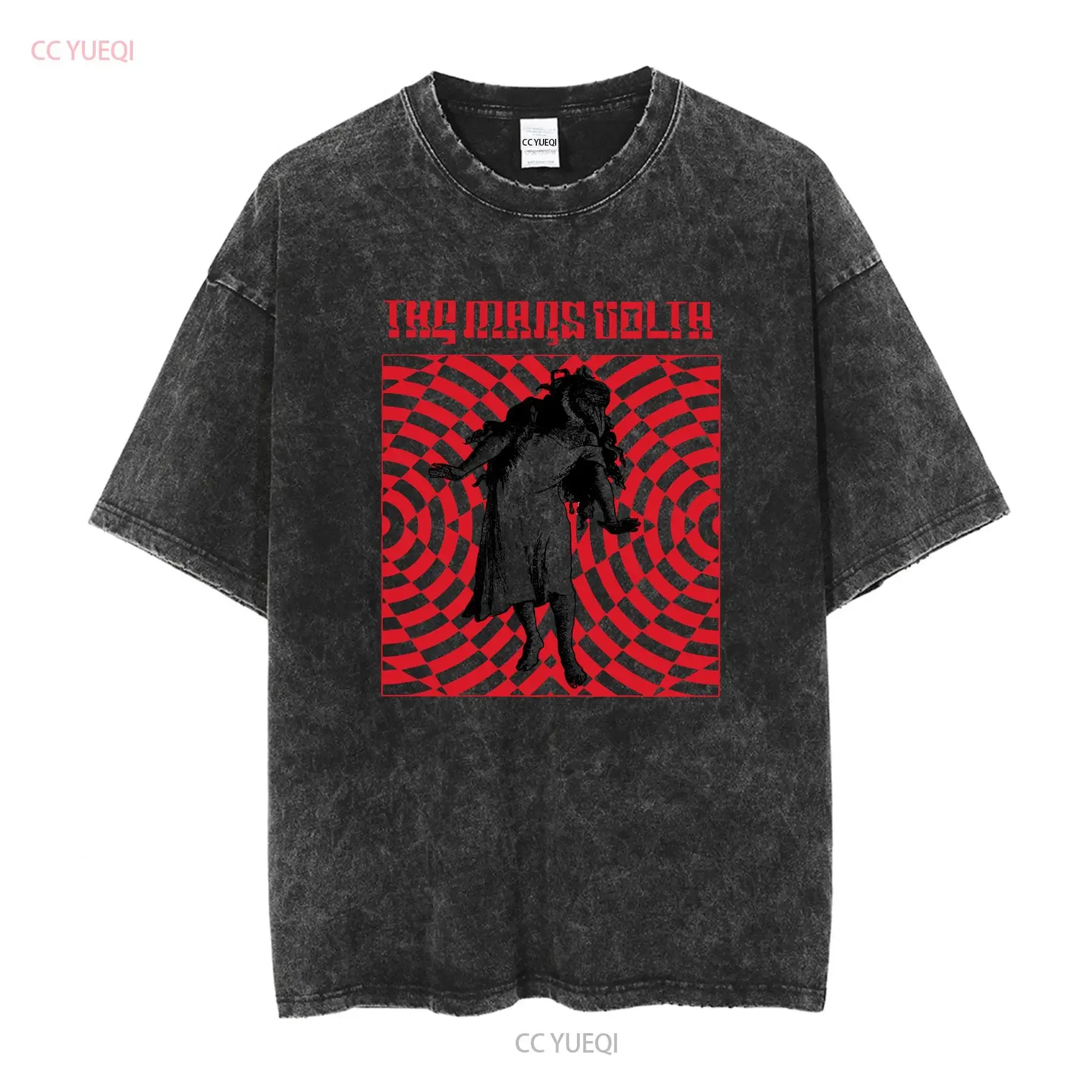 The Mars Volta T Shirt  Cotton White Size S to 5XL PM1423 vintage Washed streetwear Unisex Breathable Top For Everyday Wear
