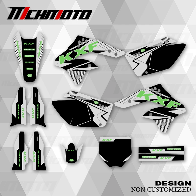 

MCHMFG новый стиль графические наклейки наборы наклеек для KAWASAKI KXF KXF250 2006 2007 2008