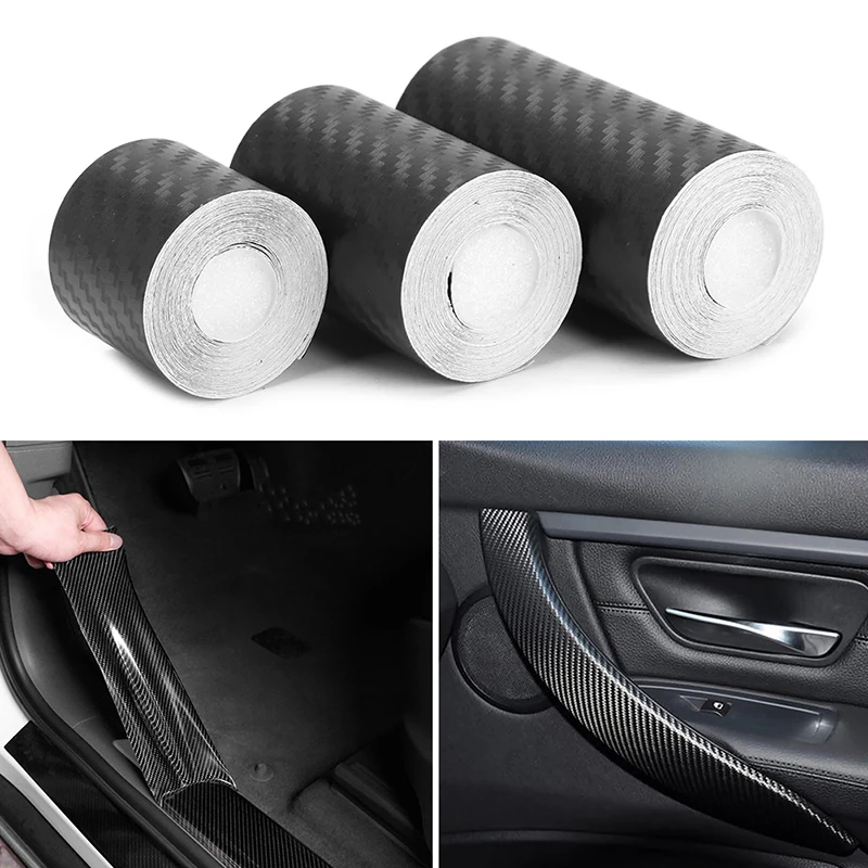 Car Door Sticker Protector Scratch Resistant Anti-collision Tape DIY Waterproof Car Sticker Wrap Full Body Self-adhesive Sticker