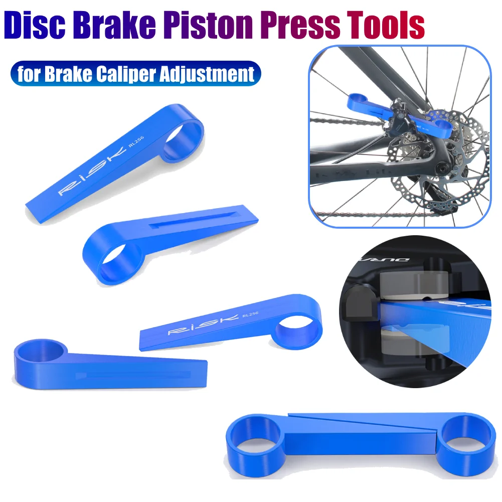 

1Pair Bicycle Hydraulic Disc Brake Piston Press Tools MTB Road Bike Brake Caliper Adjustment Reset Tools Bicycle Maintenance