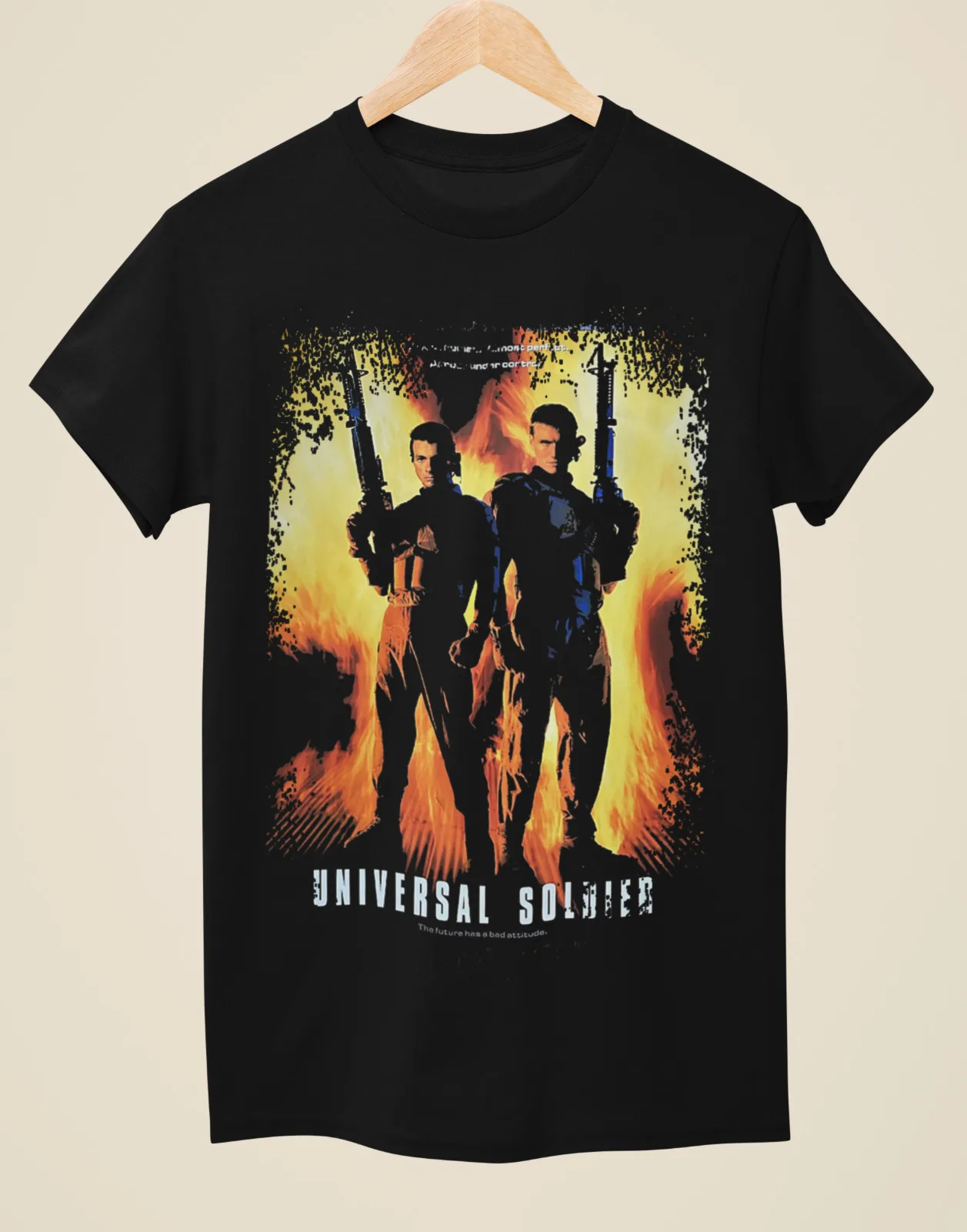 Universal Soldier - Movie Poster Inspired Unisex Black T-Shirt