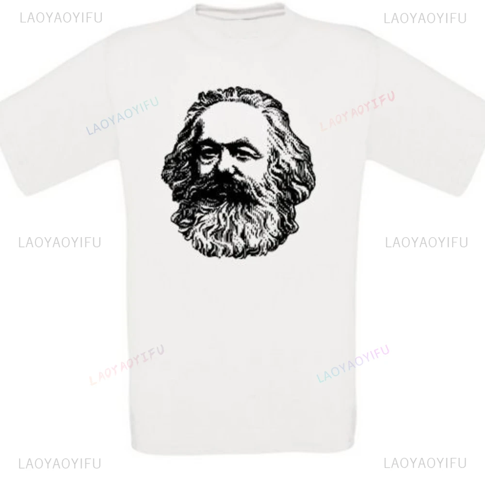 Karl Marx Engels Socialism Communism Lenin CCCP Printed T Shirt Tops The Spirit of Republicanism Tops Tee Shirt Men Woman Tee