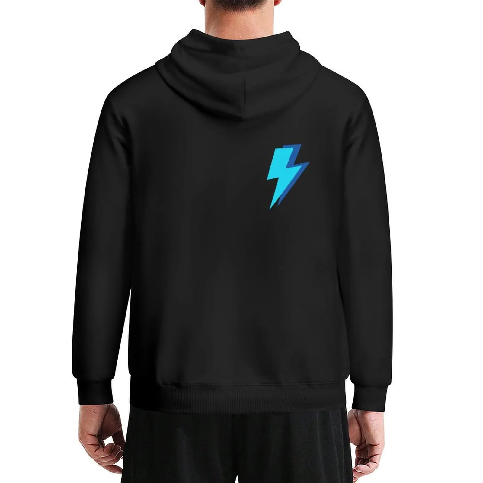 

Blue Lightning Bolts Hoodie anime clothing korean autumn clothes autumn clothes for men men's hoodies