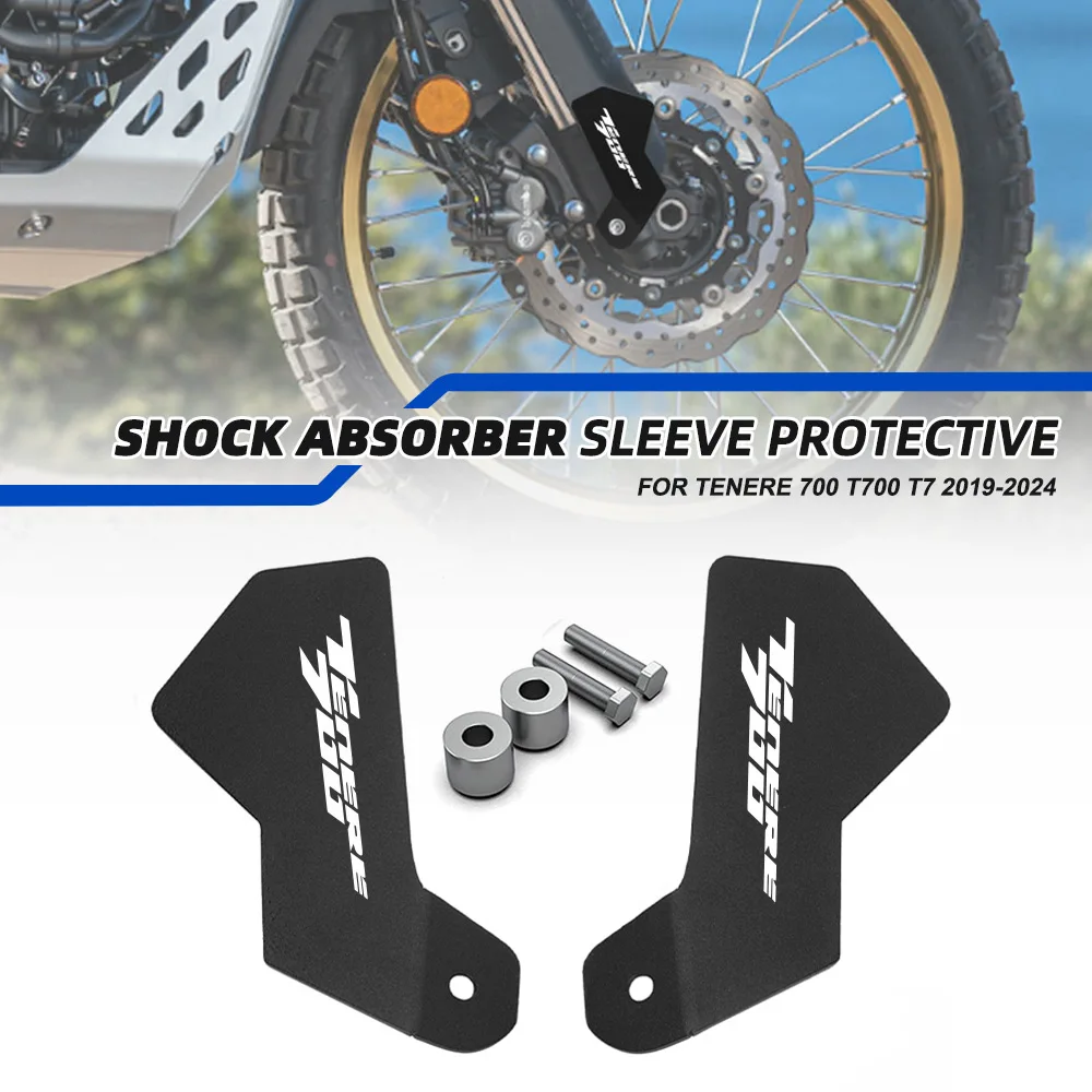 

For Yamha Tenere 700 T700 T7 2019 -2023 2024 Motorcycle Front Shock Absorber Sleeve Protective Cover Caliper Cover Protection