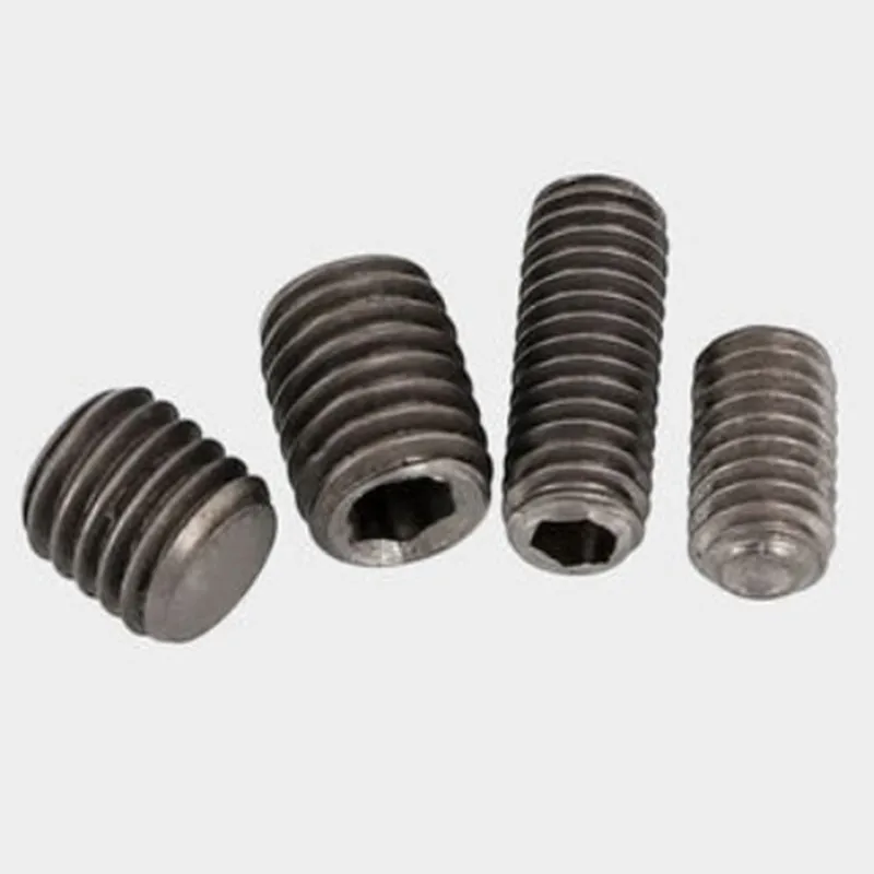 GB80 DIN913 10PCS M2 M2.5 M3 M4 M5 M6 Titanium Hex Socket Set Screws Pure Titanium Flat End Grub Sets Screw - Image 5