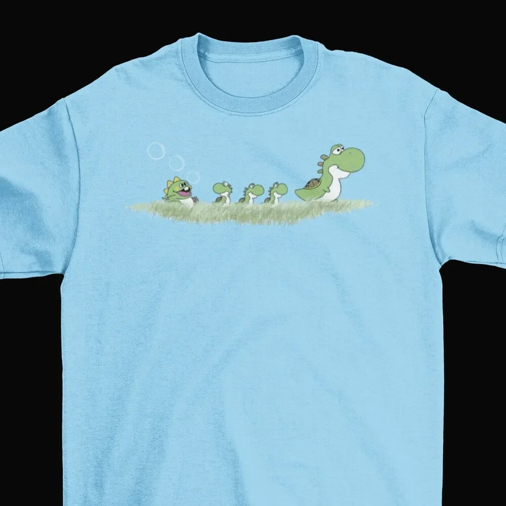 تي شيرت Bubble Bobble Yoshi للبالغين من القطن بمقاسات مضحكة Nes Retro 90'S 8 Bit 2022 #1