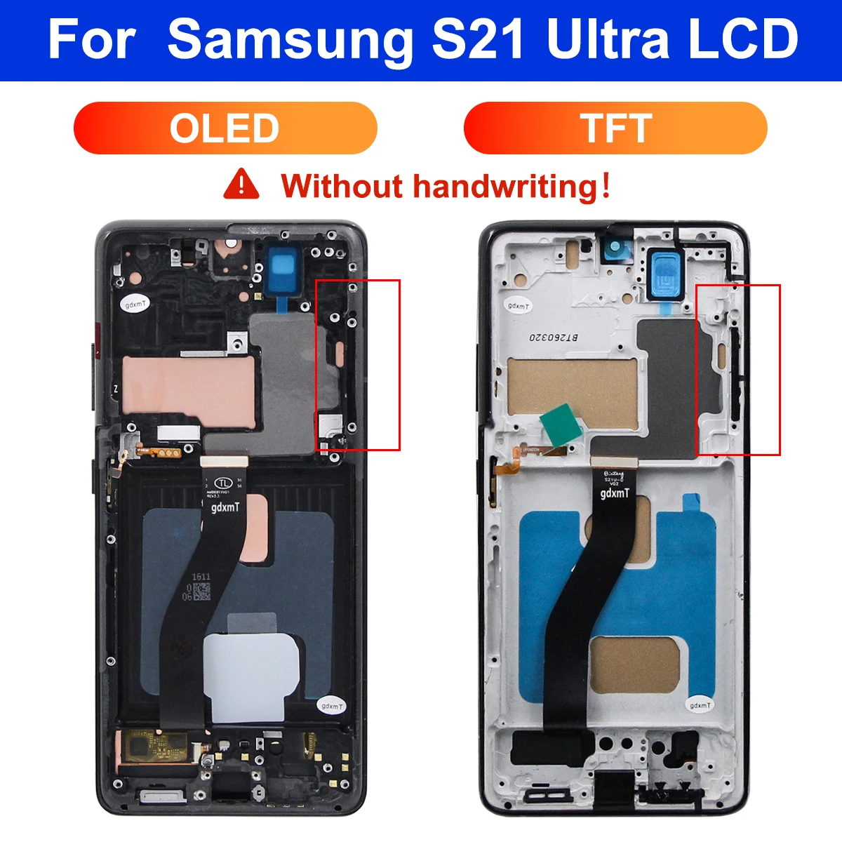 samsung-s21-ultra-5g-g998b-g998b-ds-oled-tftスクリーンフレームlcdディスプレイタッチデジタイザーアセンブリ交換用-s21-ultra-5g