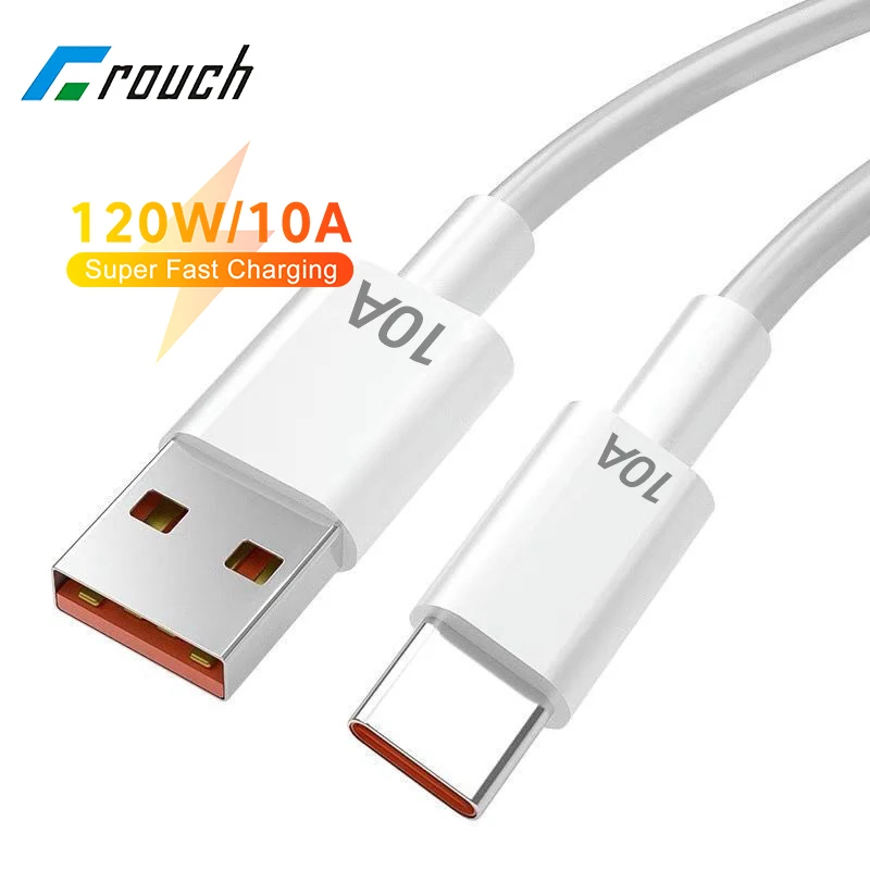 10A 120W USB C To USB C Cable Fast Charging USB Type C Cable For Samsung Xiaomi Huawei Mate 40 50 Quick Charge USB C Cables