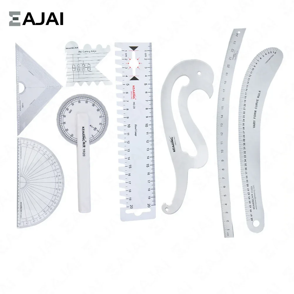 

Digital Ruler Measuring Tool Clear Acrylic Ruler Tailor Patchwork Shirt Sewing Craft Supplies Geometric Drawing Kit DIY Tools