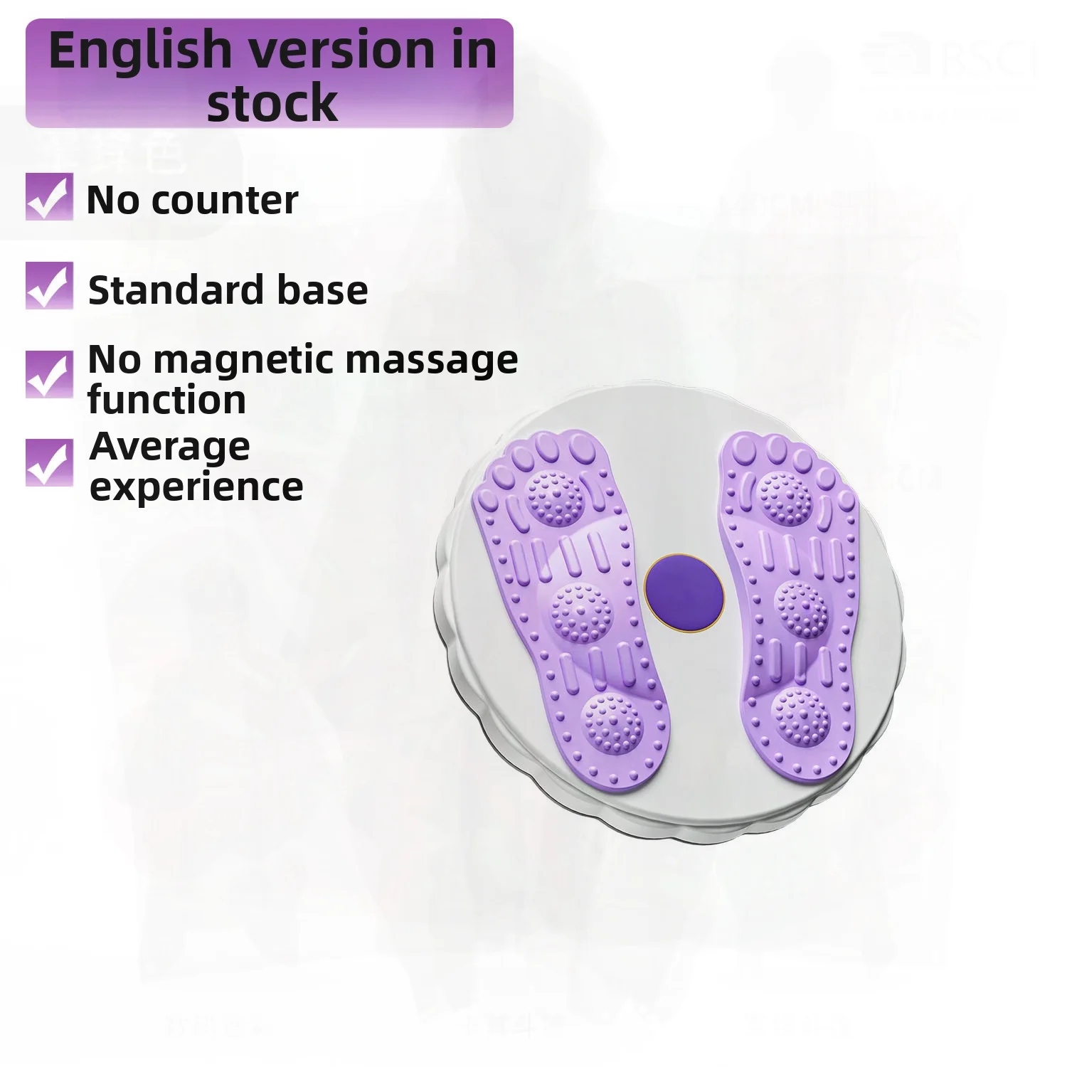 

Intelligent Counting Waist Twisting Machine Fitness Exercise Body Shaping Fun Massage Fat Removal Tool for Home Gym