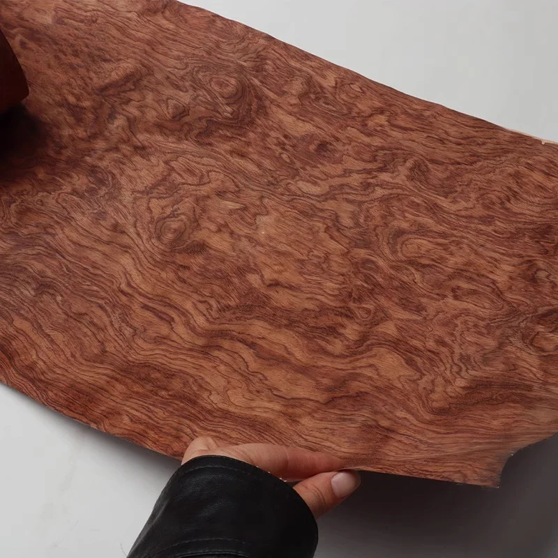 Natural Rosewood Veneer with Ghost Face Grain for Furniture Wall Paneling & Speaker Decoration | Thin Cut, Real Wood Texture image 5