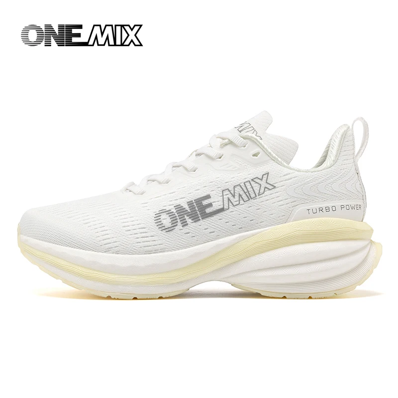 حذاء الجري المبطن للرجال من Onemix، حذاء رياضي خفيف الوزن، حذاء رياضي ثقيل الوزن غير قابل للانزلاق، حذاء رياضي للسفر في الهواء الطلق