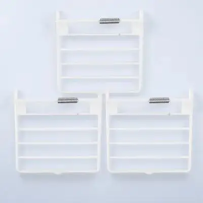 

3pcs Bird Cage Door Accessories Replacement Plastic Fixed Spring Door Food Box Compatible Various Types Easy Installation