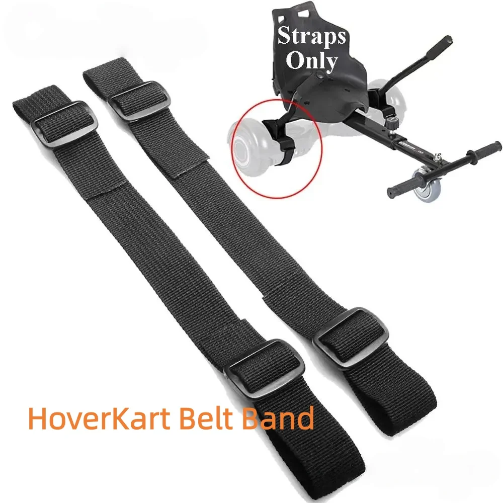 2 Juegos de Correas Ajustables para Hoverboard Kart, Cintas de Nailon de Repuesto con Kit de Hebilla Tri-Glide para Fijación al Asiento HoverKart