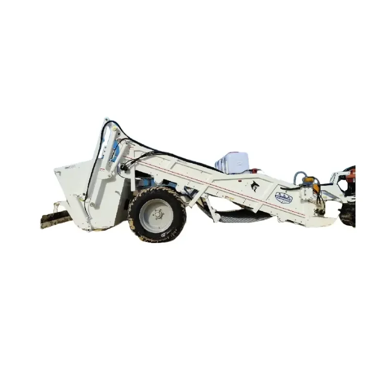 CE Certification Hydraulic Beach Cleaner Tractor Towed Beach Stone Picker Vibratory Sand Rake Seawater Erosion Proof Body