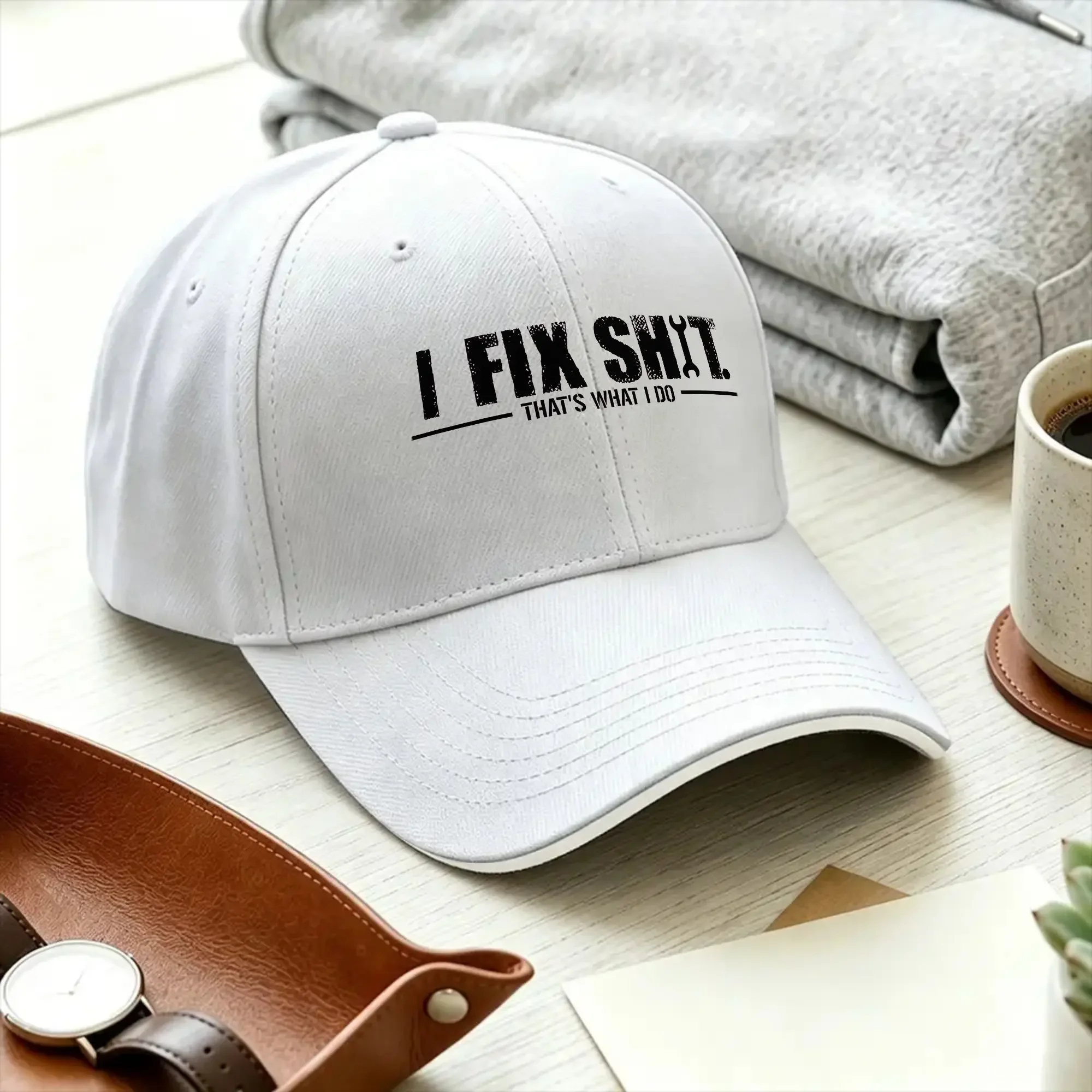 I Fix Shit That What I Do Baseball Cap Y2k Funny Trucker Hat Summer Women Men Outdoor Sport Baseball Caps