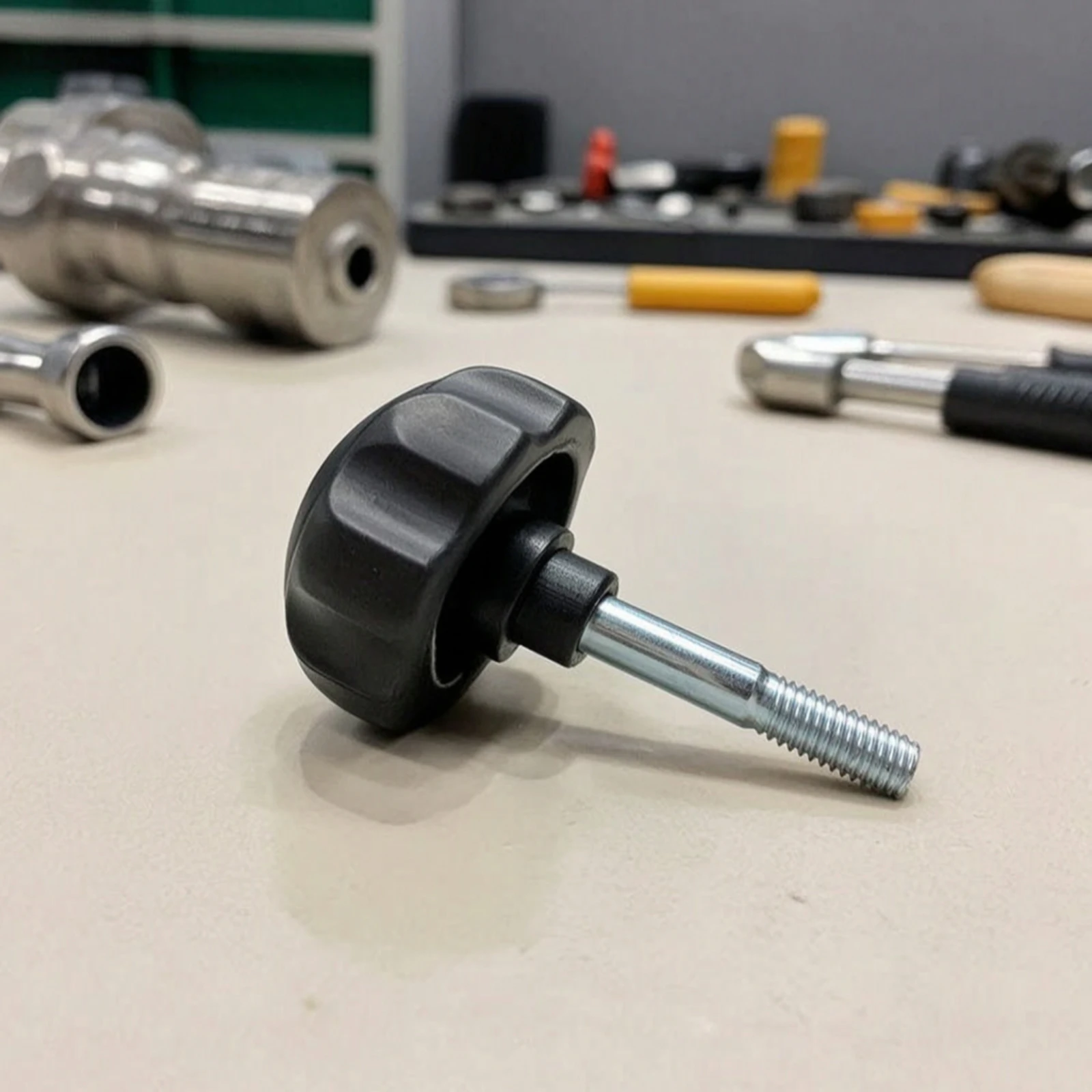 Thumb Knob Screw Ergonomic M8 Hand Knob Fastener Easy to Turn Hardware Comfortable Grip for Machinery, Fixtures