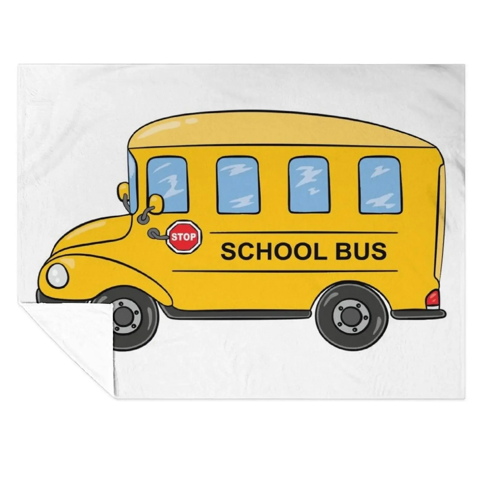 

Yellow School Bus Throw Blanket Winter beds Luxury St Personalized Gift Soft Plush Plaid Blankets