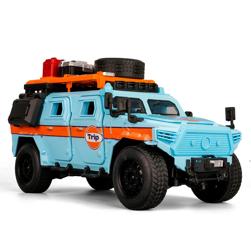 

1:18 Dongfeng Warrior Alloy Armored Vehicle Model Simulation Travel Version Chariot Children's Toy Car Boy's Birthday Gift