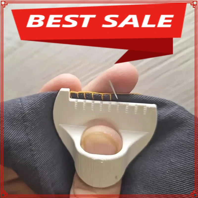 1pc Easy Sewing Guide for Beginners & Seniors - Plastic Hand Sewing Tool with 3mm Spacing for DIY Crafting