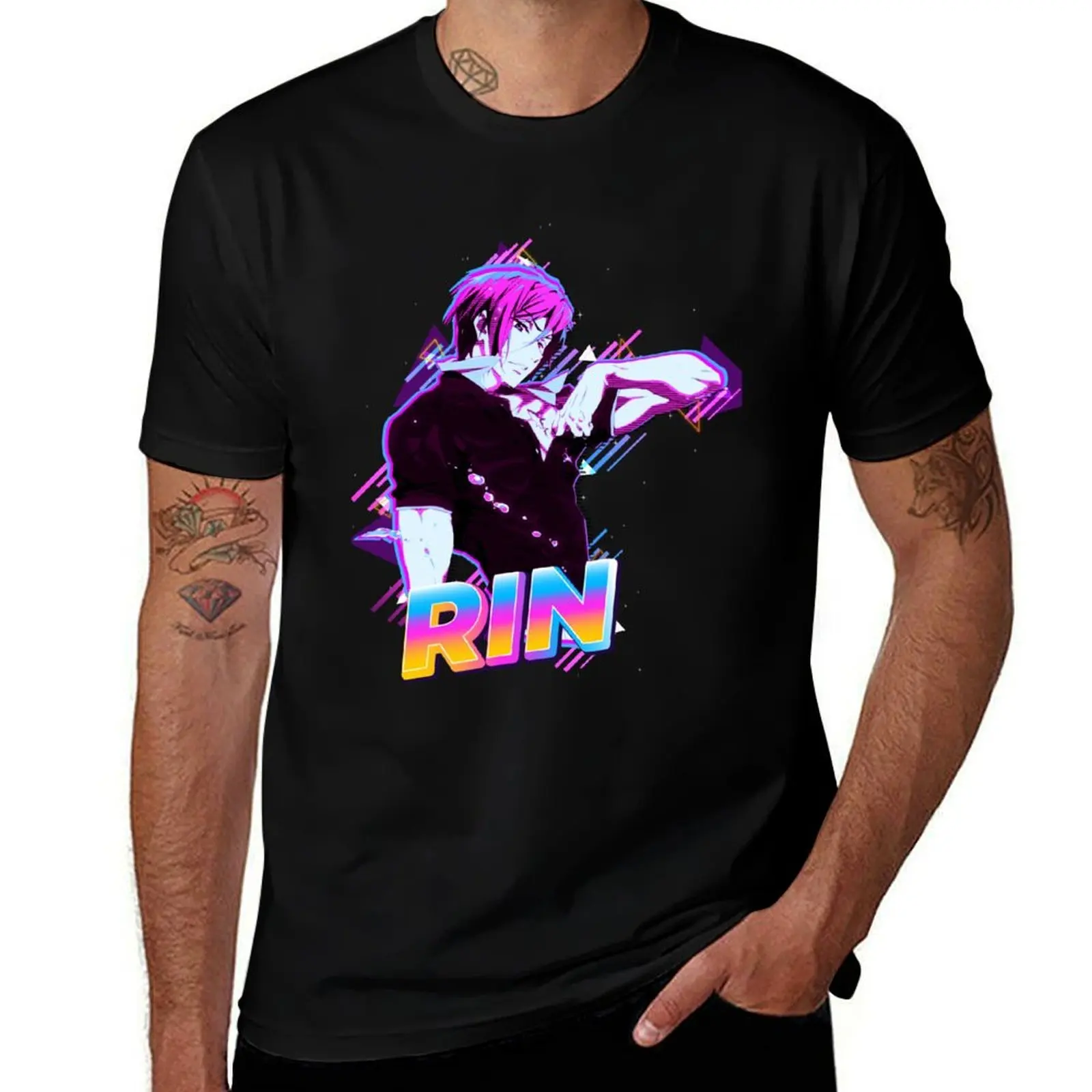 

Rin Matsuoka | Free! T-Shirt Fashion Simple Casual Tee Shirt