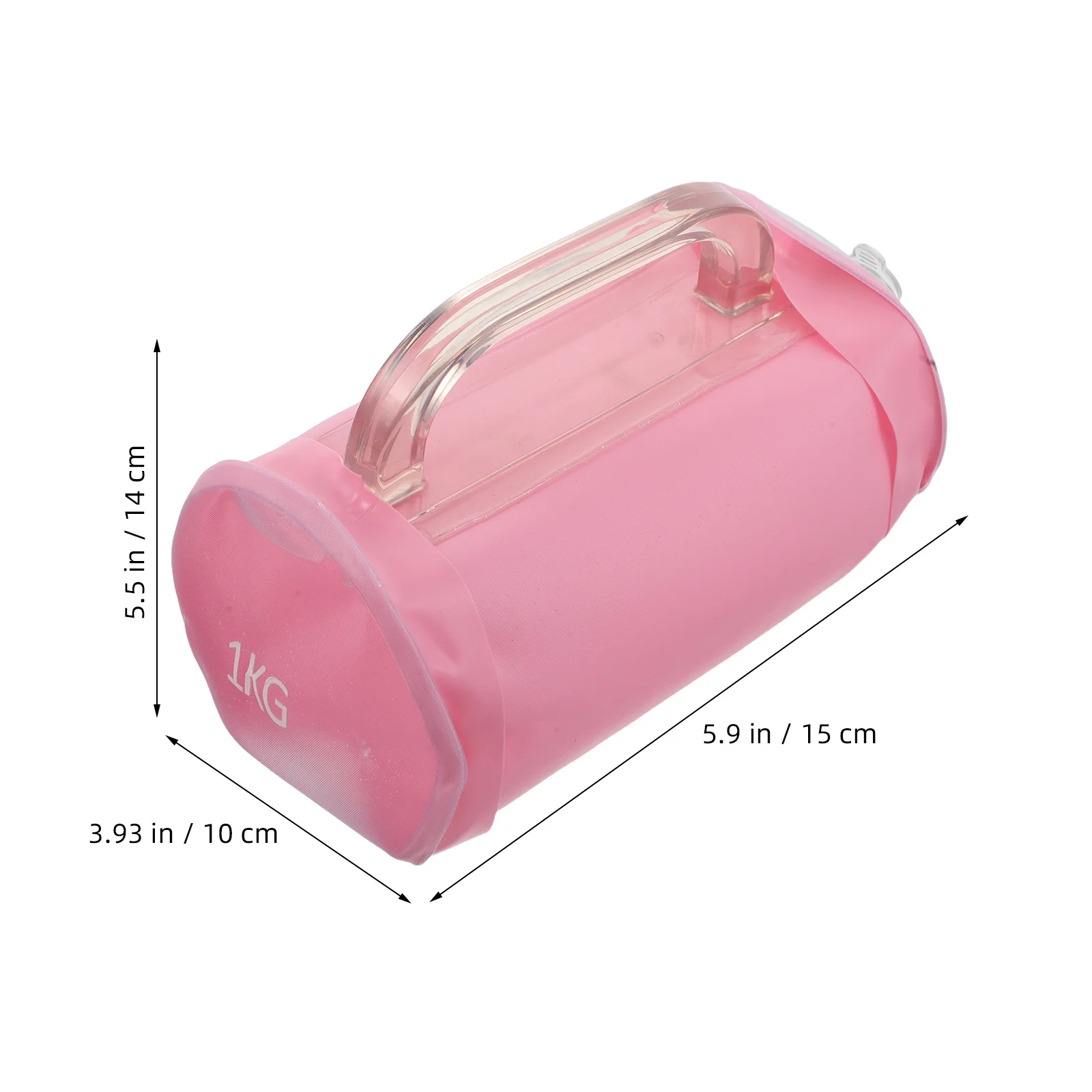 2 قطعة الدمبل المائية القابلة للتعديل سعة 4 رطل أوزان اللياقة البدنية القابلة للتعبئة للمنزل الصالة الرياضية كامل الجسم تجريب المحمولة المملوءة بالماء #2