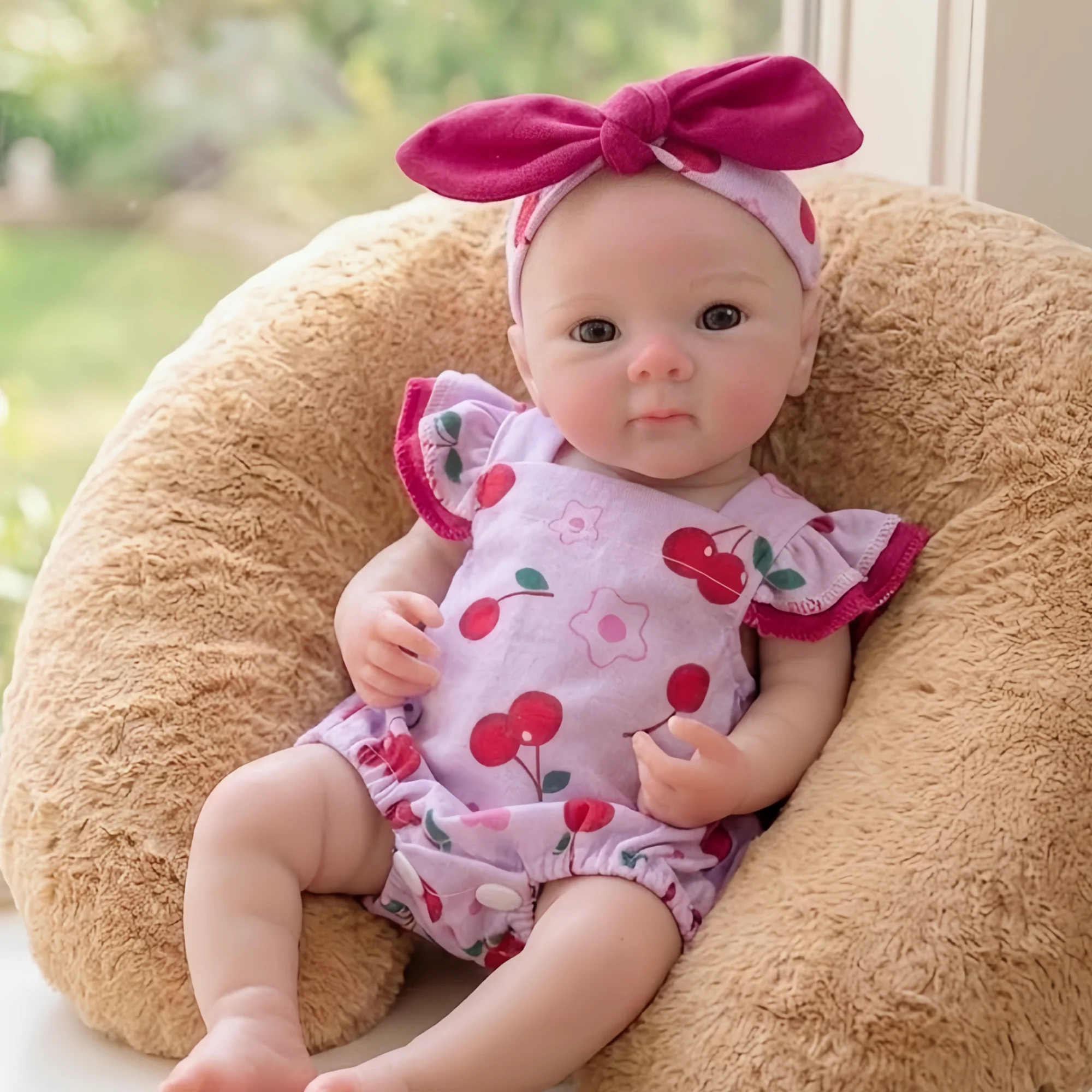 

13 Inches/2 Sets Clothes Open Mouth Bettie Soft reborn babies silicone realistic Girl Doll With Paint Skin Reborn Girl Dolls