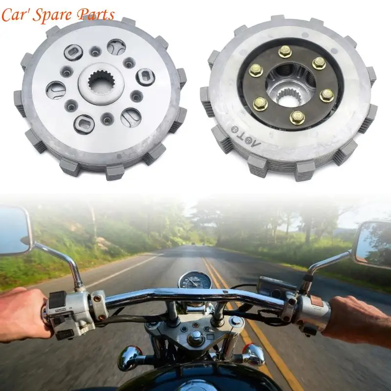 Y4UA Motorcycle Engine Clutches Plates Assembly Disc Plate Smooth Shifts Clutches Assembly for CF250NK 250NK Maintenance