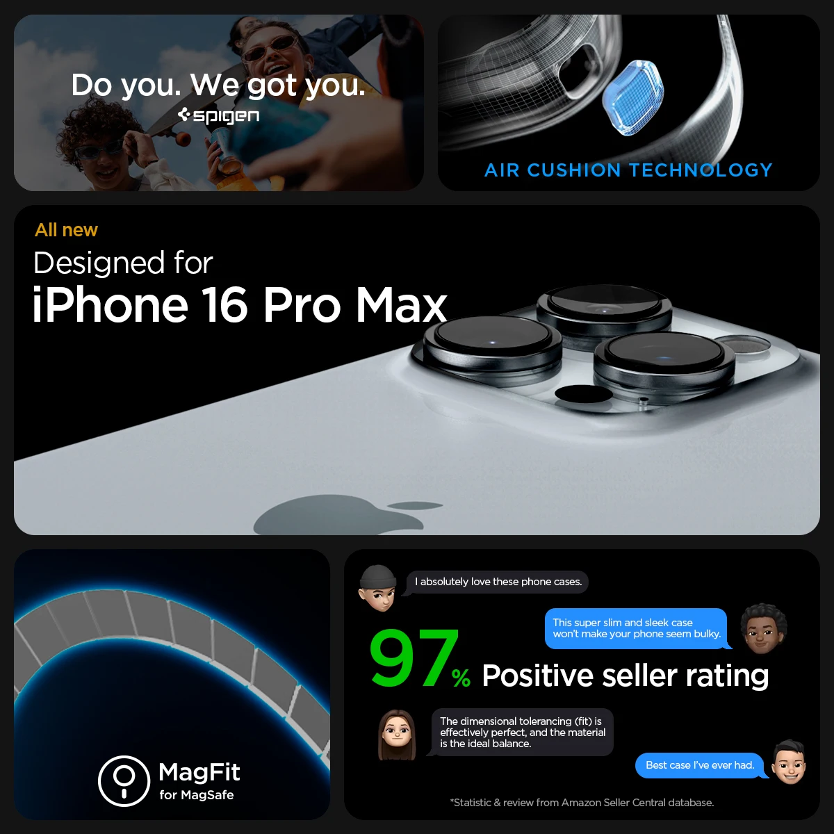 Etui Spigen Ultra Hybrid MagFit do iPhone'a 16 Pro Max / 16 Pro Kompatybilne z Magsafe — zdjęcie 3