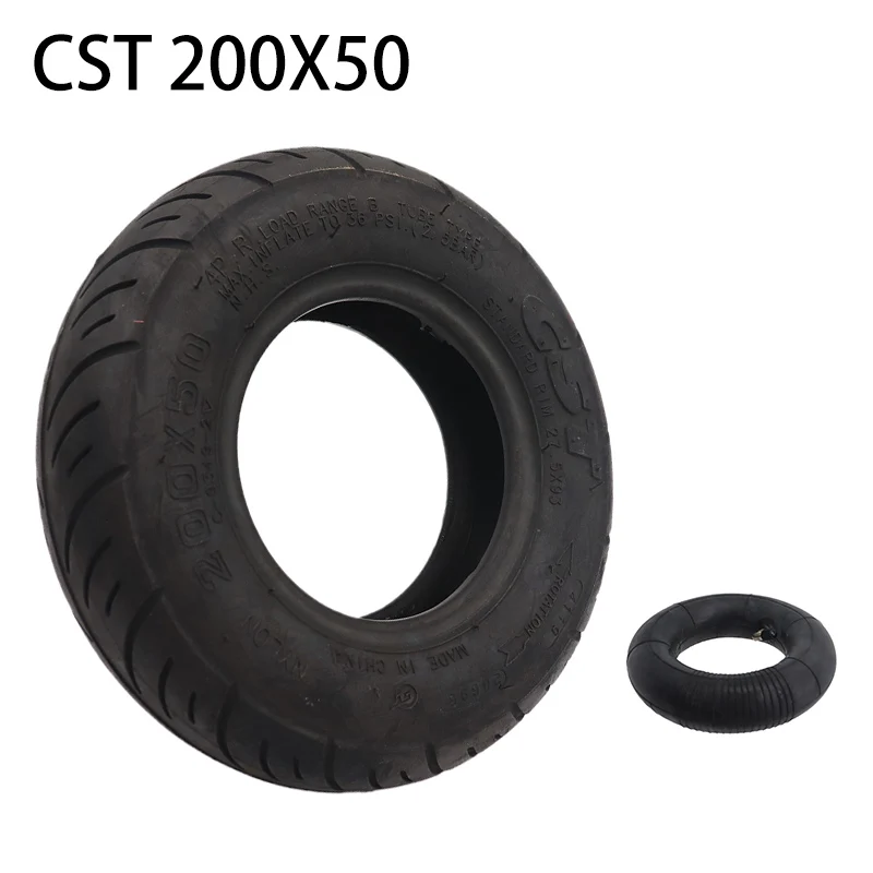 CST 8 Inch Inner Tube 200x50 High Quality  Camera  Tyre 45/90 Degree Valve for Electric Scooter Balance Car Accessories