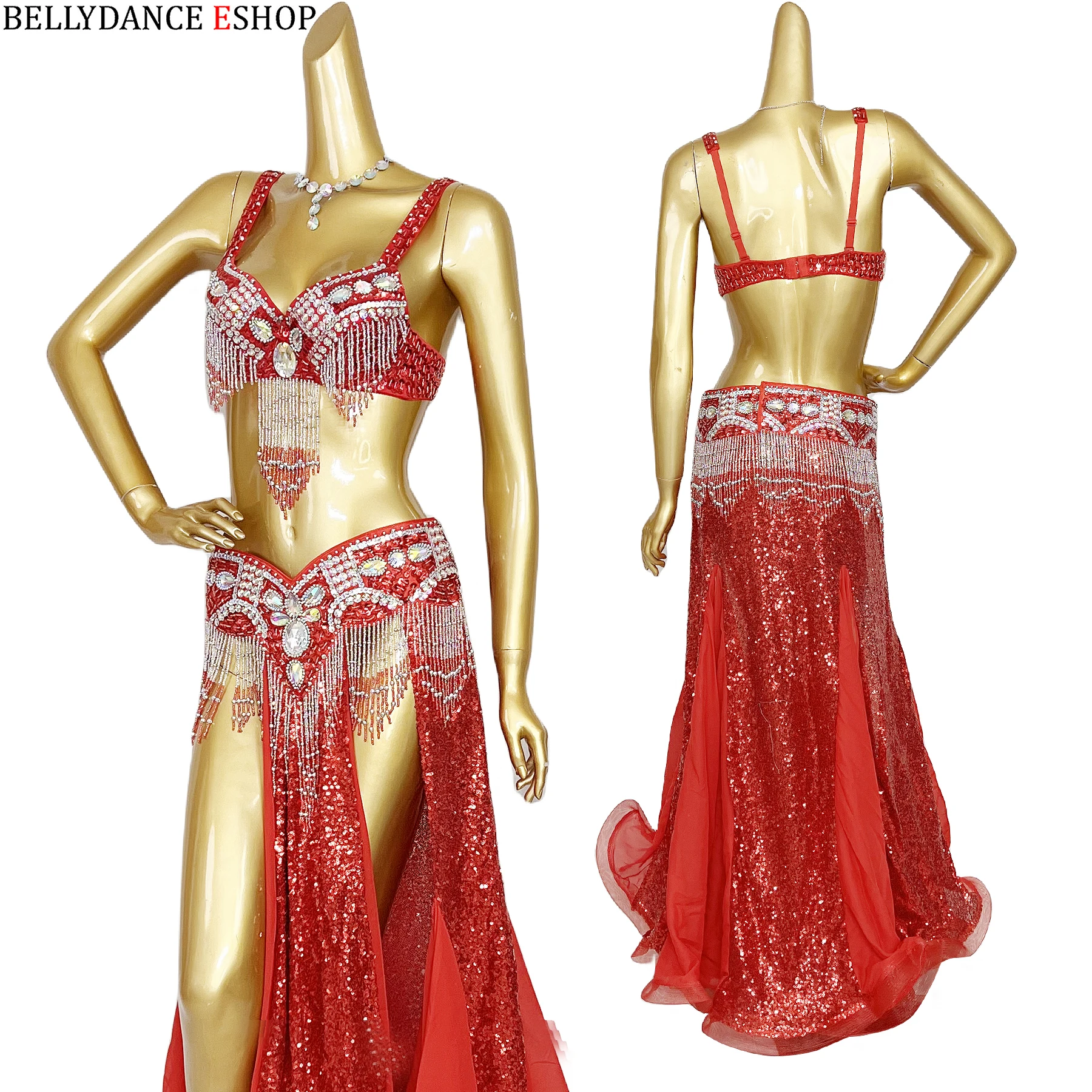 Hot Sale Women Belly Dance Costume Set Professional Stage Performance Clothes Carnival Dancer Costume Wear Bellydance Outfit