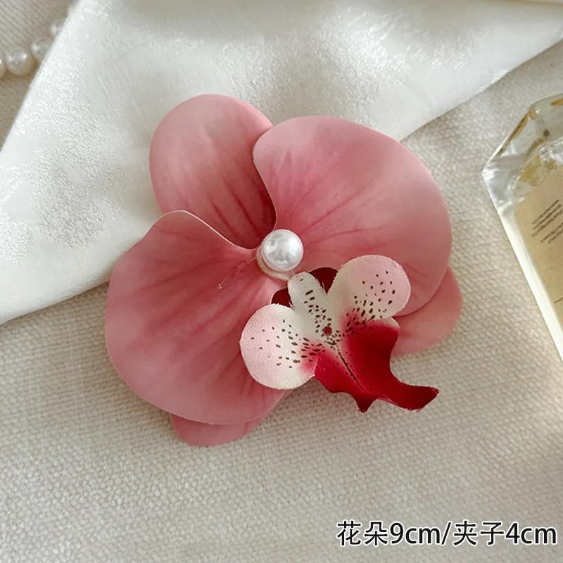 Butterfly Orchid Simulation Flower Hair Clip, Chic Design