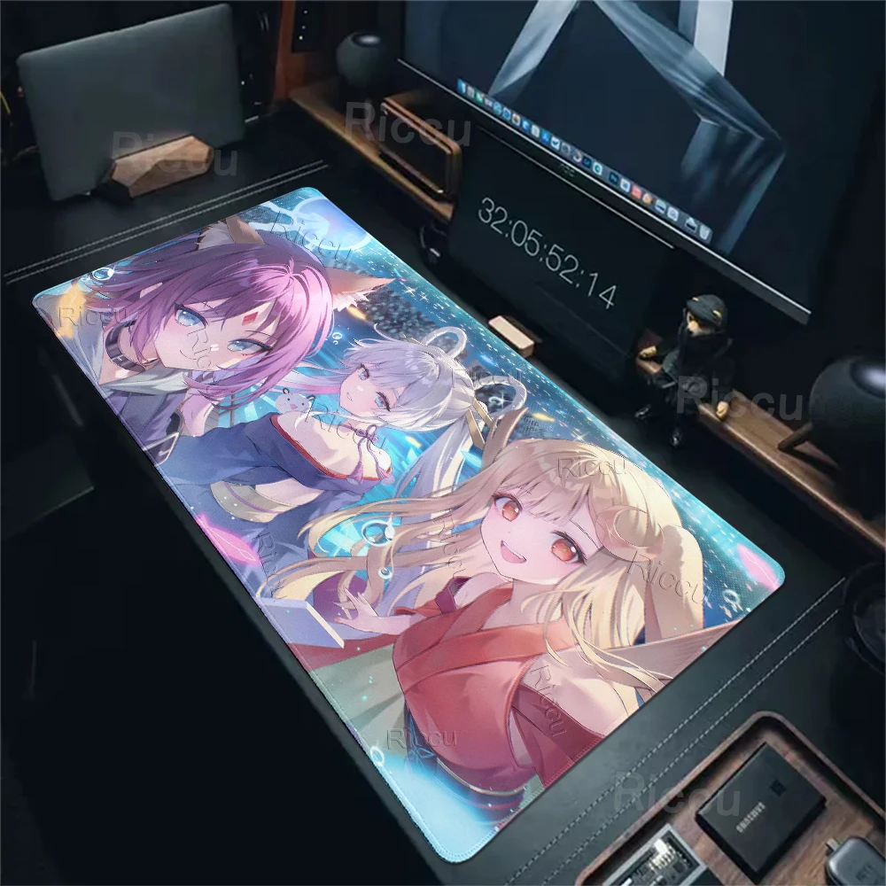 New Mouse Pads Anime Cosmic Princess Kaguya XXL Kawaii Girl Yachiyo Runami PC Carpet Large Gaming Keyboard Anti-slip Table Mats