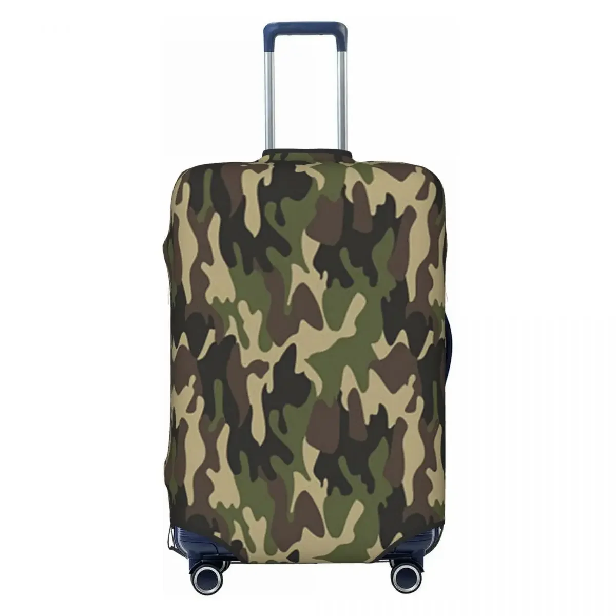 

Custom Fashion Army Camo Camouflage Luggage Cover Protector Elastic Military Tactical Travel Suitcase Covers