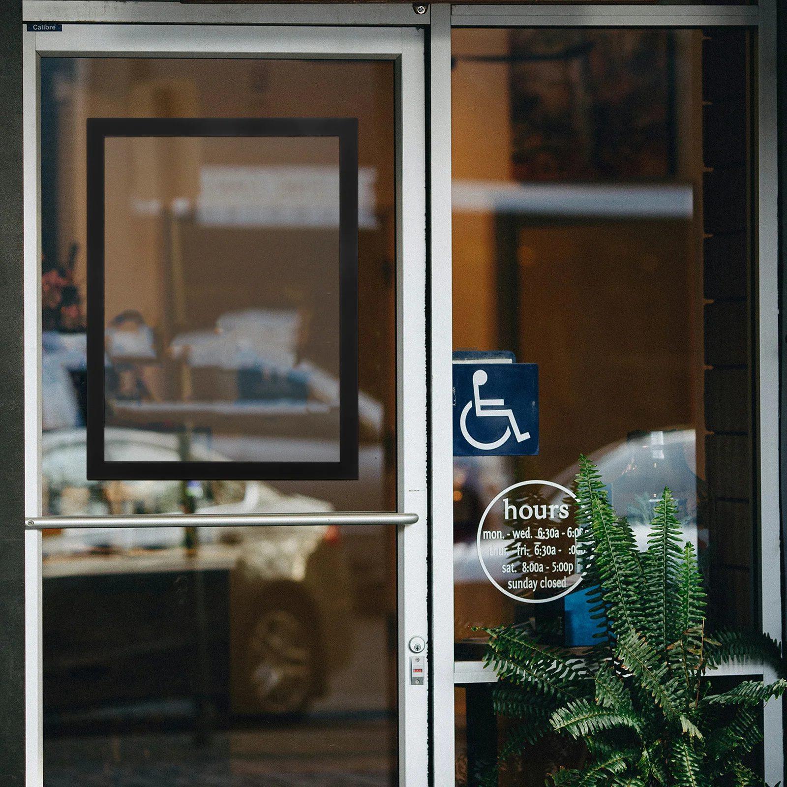 إطار عرض مغناطيسي مزدوج الجوانب مقاس A4 حامل مستندات شفاف وشفاف حامل ملصق لشهادة متجر المكتب والمدرسة #5