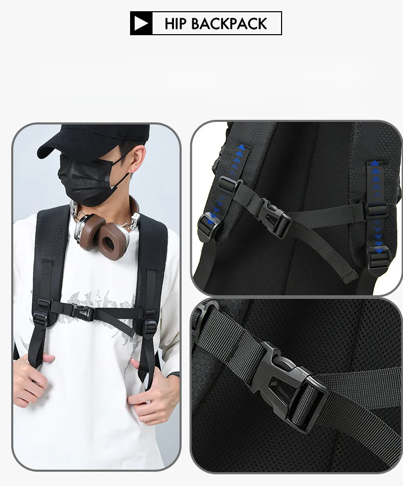 Backpack men's travel sports outdoor hiking cycling large capacity backpack men's computer backpack_voghion.com
