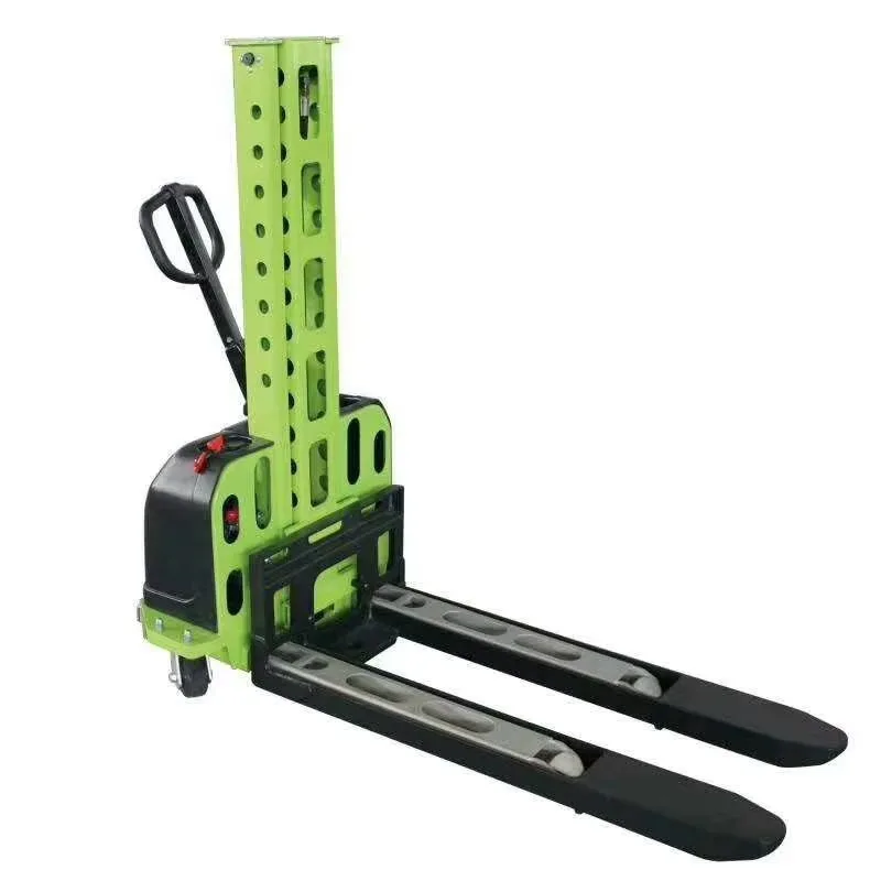500kg Portable Semi‑Electric On‑board Stacker, Self‑Lifting Forklift for Mobile Cargo Handling