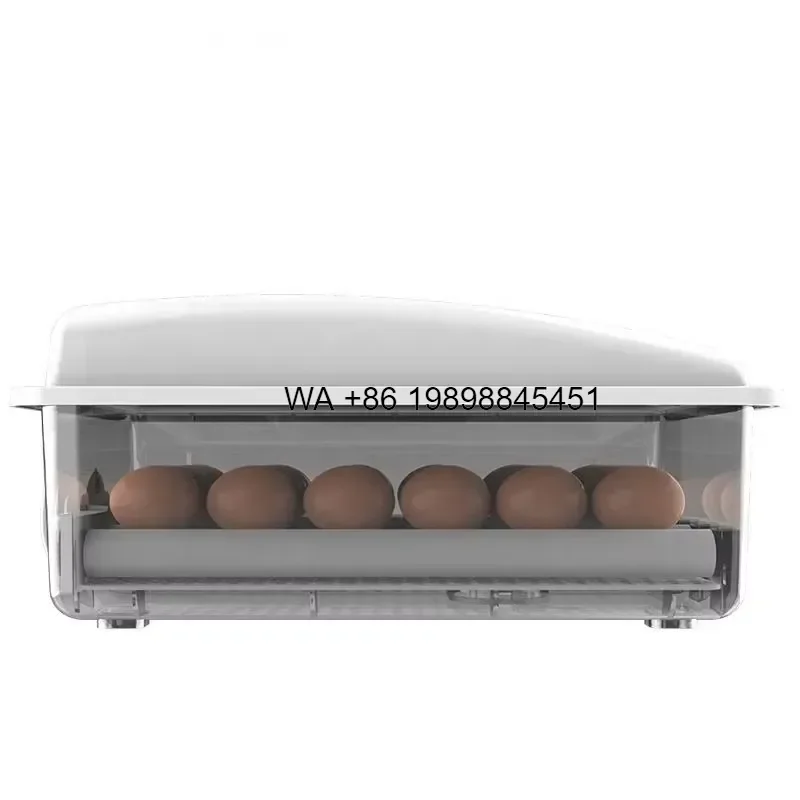 Wmwmnu for Egg Incubator Chicken Duck Goose Quail Pigeon Dual Power Automatic Fully Incubator Humidity and Temperature