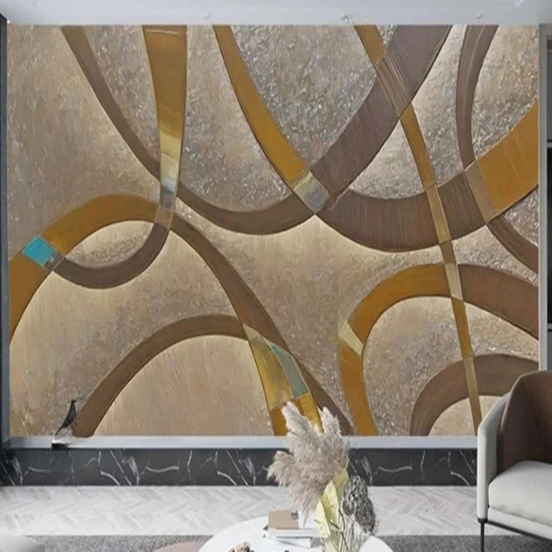 Creative 3D Stereo Abstract Geometric Art Wallpaper Custom Size Photo Mural TV Sofa Background Home Decor Backdrop Papier Peint