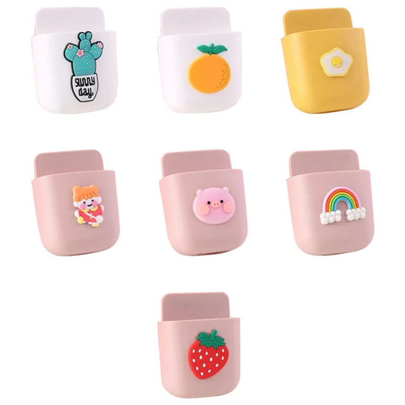 

XB-Cute Стеллаж для хранения Настольный органайзер Держатель для ручек Самоклеящийся держатель для канцелярских принадлежностей Пульт дистанционного управления ТВ Держатель для мобильного телефона