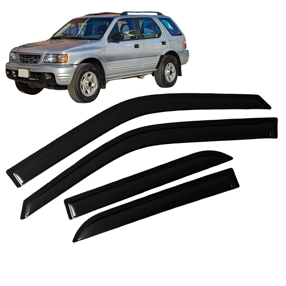 حاجب النافذة لسيارة Honda PASSPORT 1998 1999 2000 2001 2002 منحرف الرياح واقي المطر حاجب الباب ظلال فتحة التهوية حاجب الشمس والمطر