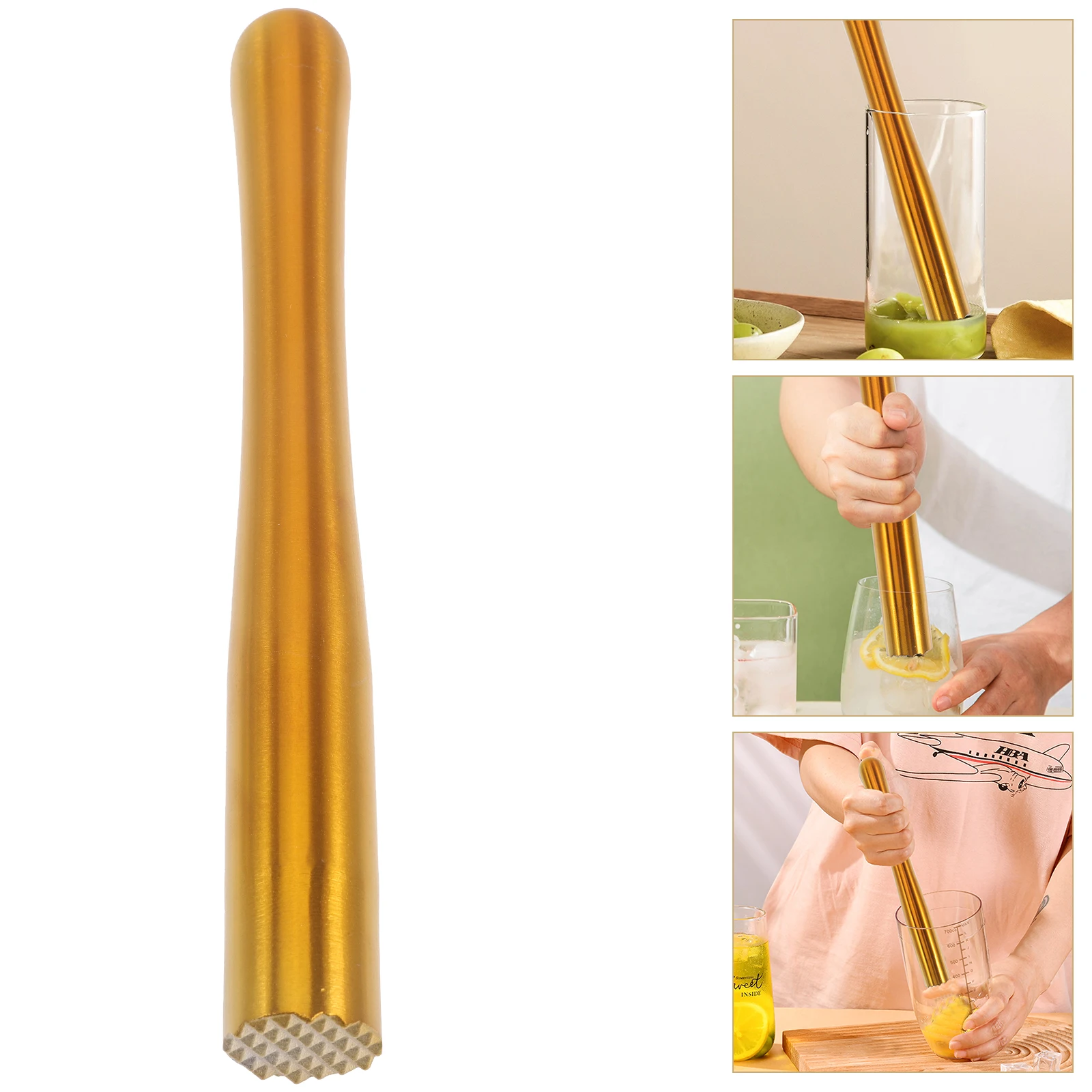 

Swizzle Stick Stainless Steel Stirring Rod Bartending Supplies Muddling Tool for Drinks Mojito