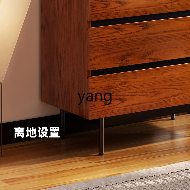 بجانب خزانة تلفزيون xyy، يتم تخزين خزانة الخشب الصلب القديم في درج الحائط. #5