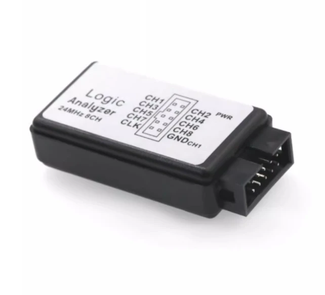 USB SALEAE 24M 8CH Analizador lógico 24M 8 canales Soporte amortiguado 1.1.16