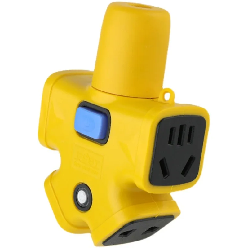 Pure Copper Socket with Wire, Waterproof Floor Drag Plug, Wireless Self-plugging Board Without Wire, Explosion-proof Power Strip