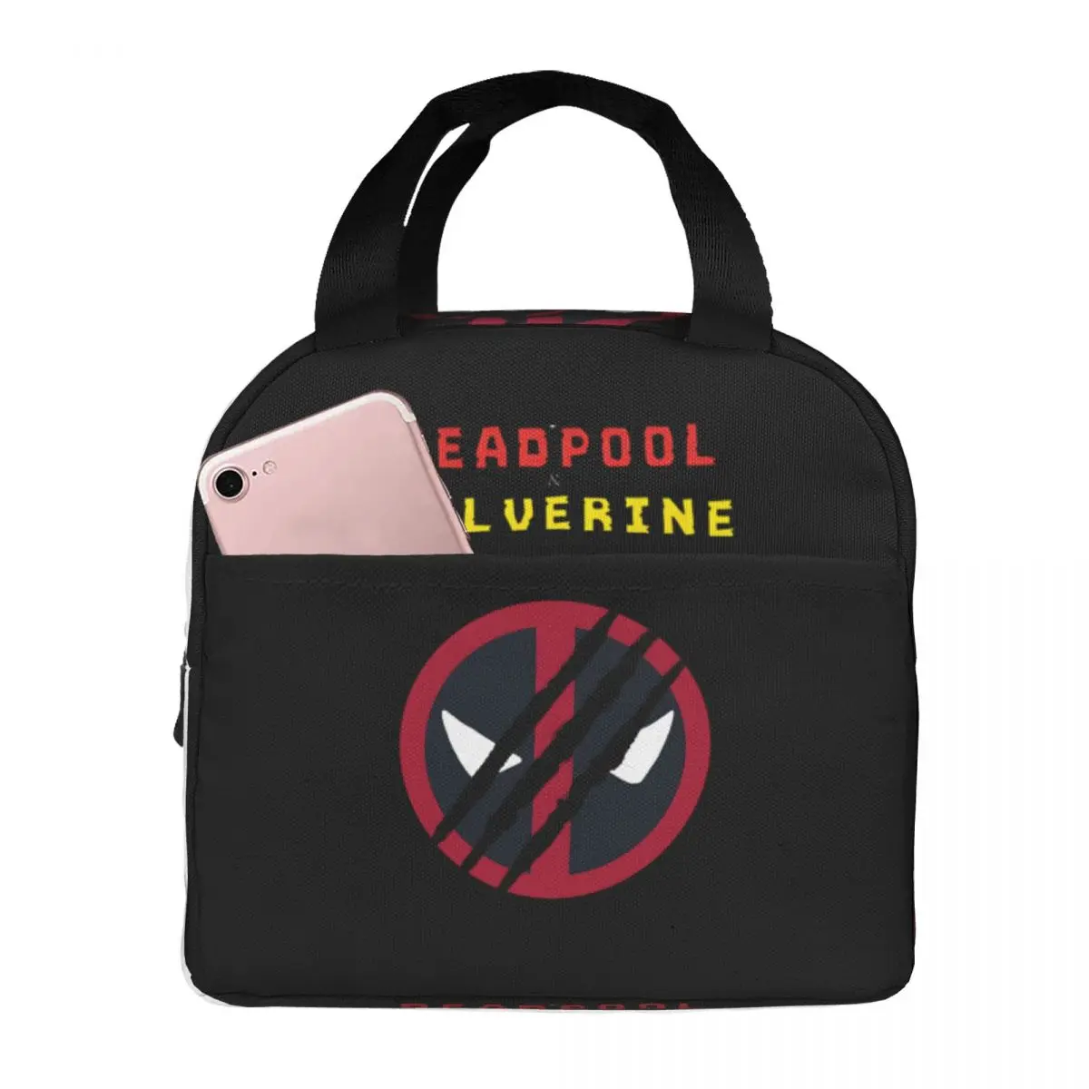 Casual Bento Box Icon Large Capacity Marvel Deadpool Wolverine Film School Lunch Food Box For Girls