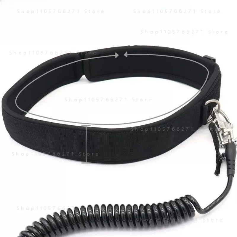 Adjustable Quick Release Waist Rope Hydrofoil Surf Waist Belt Coiled Leash For Wing Board Rope Surfboard Accessory