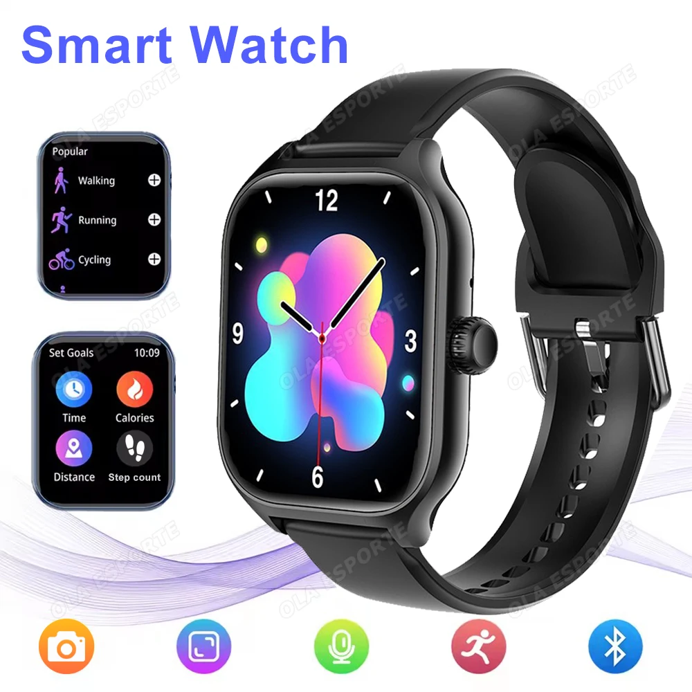 

Для мужчин и женщин умные часы весь день мониторинг сердечного ритма Bluetooth вызов здоровье умные часы фитнес-часы спортивные часы водонепроницаемые