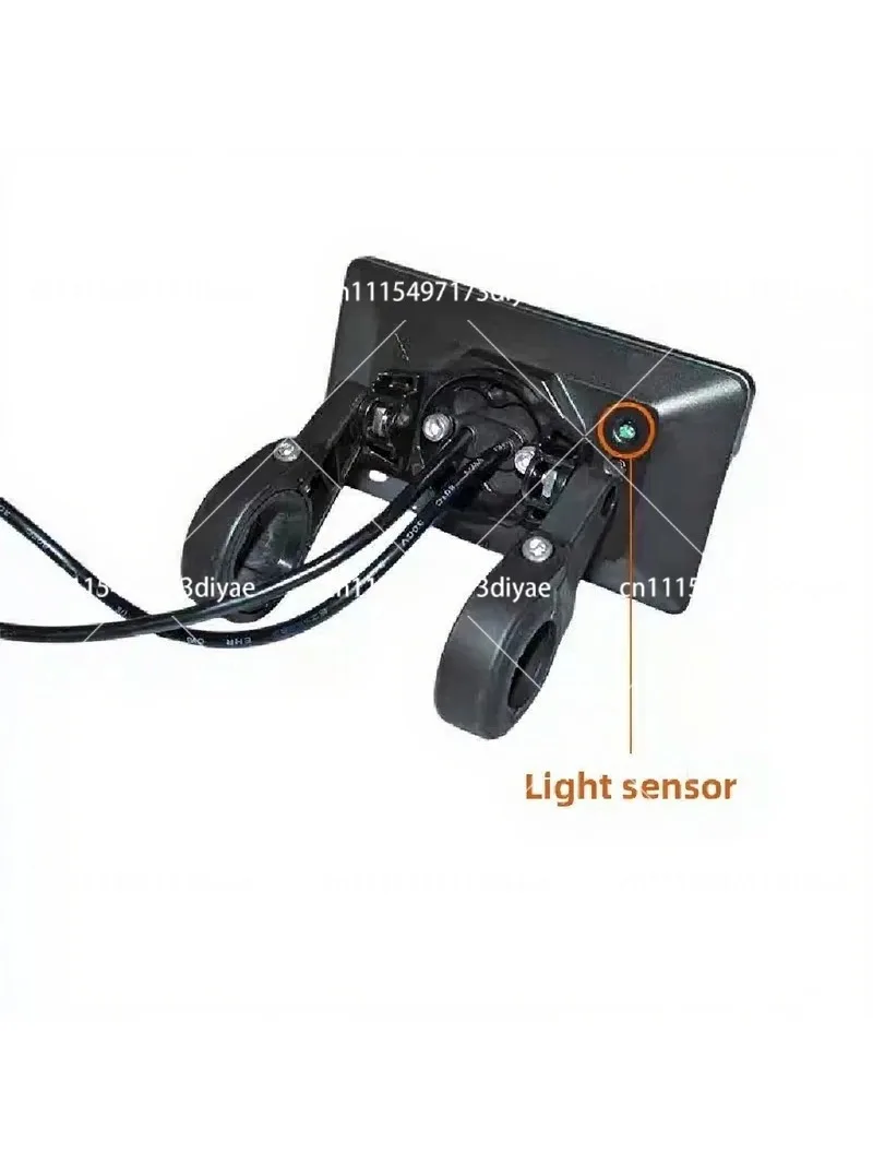 4 Inch LCD Display Meter for 24V-72V Electric Bicycle with Light Sensor NFC Power Switch 6 Core